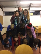 Our human pyramid