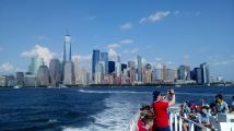 View from the boat to New Jersey